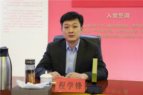 程学锋到区公安分局调研