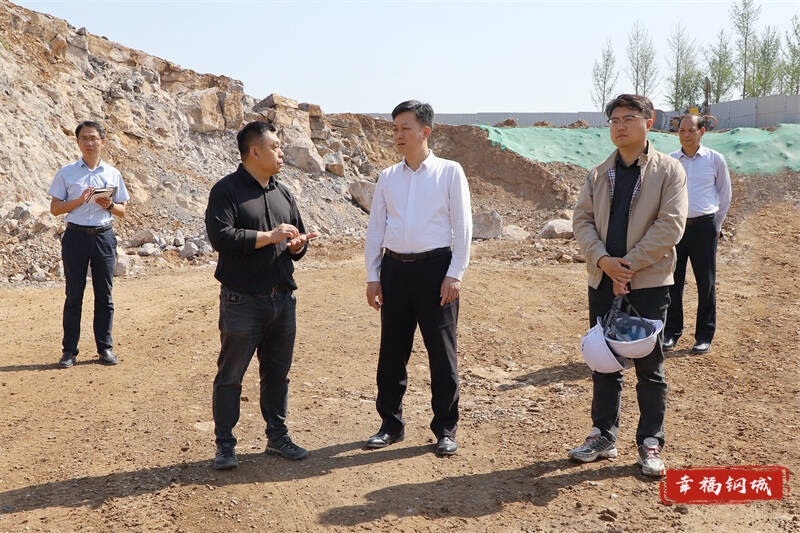 程学锋调研重点项目建设并督导安全生产工作