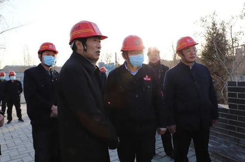 1月18日,钢城区委书记武树华带队督查安全生产工作,区有关领导,区相关